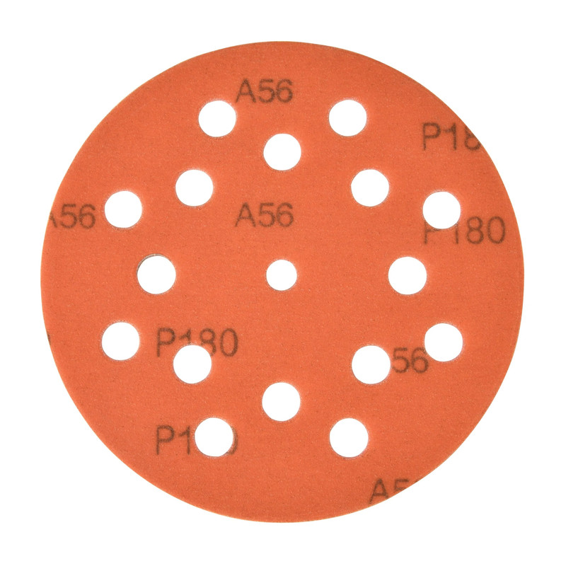 Extreme Orange 5" Sanding Disc - Grit:180 Grit - Pieces:10-Piece